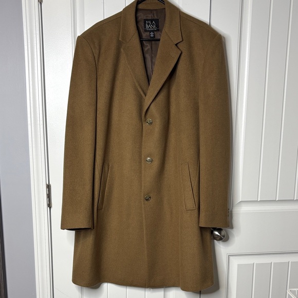 Jos. A. Bank wool trench coat size 48 Regular